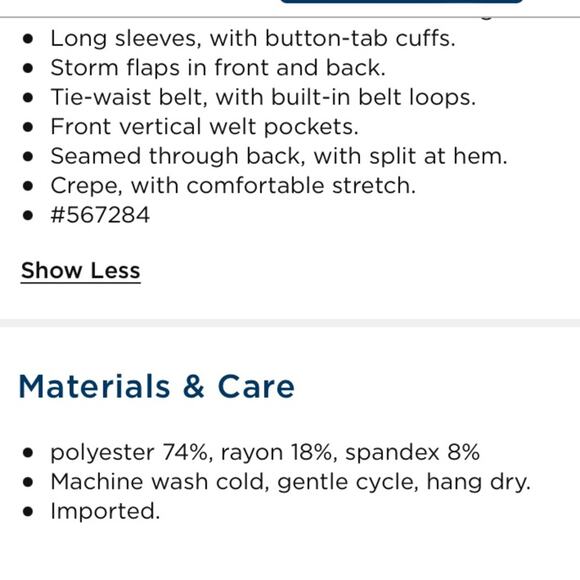 Old Navy Cozy l Double-Breasted Tie-Belt Trench - Picture 5 of 12